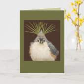 タフテッドタイトマウスカードのデブ カード (黄色い花)