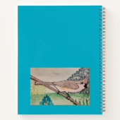 タフテッドタイトマウスAzure Blue ノートブック (裏面)