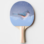 タフテッドティ絵画トマウスズ – かわいいオリジナルドッグアート 卓球ラケット (裏面)