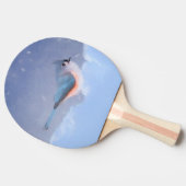 タフテッドティ絵画トマウスズ – かわいいオリジナルドッグアート 卓球ラケット (横)