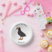 タフテッドパフィン鳥の漫画イラストレーション ペーパーボウル (パーティー)