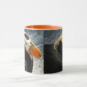 タフテッドプフィン海鳥の写真 マグカップ (中央)