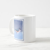 タフテッド絵画タイトマウス – Cuteオリジナルドッグアート コーヒーマグカップ (正面左)