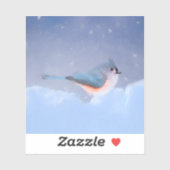 タフテッド絵画タイトマウス – Cuteオリジナルドッグアート シール (シート)