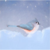 タフテッド絵画タイトマウス – Cuteオリジナルドッグアート シール (正面)