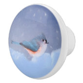 タフテッド絵画タイトマウス – Cuteオリジナルドッグアート セラミックノブ (右)