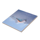 タフテッド絵画タイトマウス – Cuteオリジナルドッグアート タイル (側面)