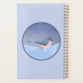 タフテッド絵画タイトマウス – Cuteオリジナルドッグアート プランナー手帳 (裏面)