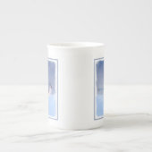 タフテッド絵画タイトマウス – Cuteオリジナルドッグアート ボーンチャイナマグカップ (正面)