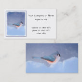 タフテッド絵画タイトマウス – Cuteオリジナルドッグアート 名刺 (正面/裏面)