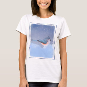 タフテッド絵画タイトマウス – Cuteオリジナルドッグアート Tシャツ