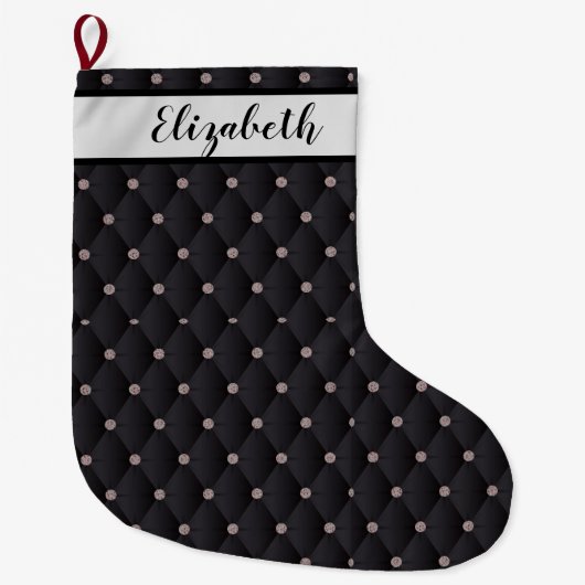 タフテモダンィッドのカスタマイズ ラージクリスマスストッキング (正面)