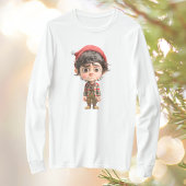 タフデイクリスマス小妖精や小人メンズティー Tシャツ