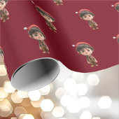 タフデイクリスマス小妖精や小人ラッピング紙 ラッピングペーパー