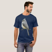 タフトネズミおもしろい鳥 Tシャツ (正面フル)