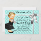 タフトブルーダイヤモンドパールスプリンセス1日 招待状 (正面)