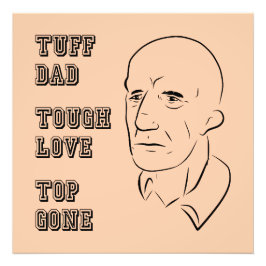 タフパパ、タフな愛、トップゴーン フォトプリント