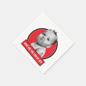 タフベイド男の赤ちゃん スタンダードカクテルナプキン (角)