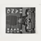 タフマッスル·マン·トレーニング·ジム タペストリー (正面(横))