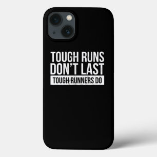 タフランナーおもしろい引用文ランニングのランナーライフ iPhone 13ケース