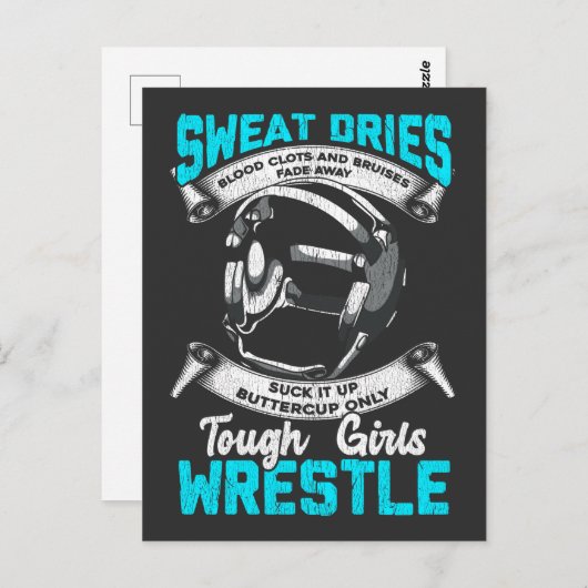 タフレスリングガールギフトアブルズスポーツウーマン ポストカード (正面/裏面)