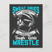 タフレスリングガールギフトアブルズスポーツウーマン ポストカード (正面)