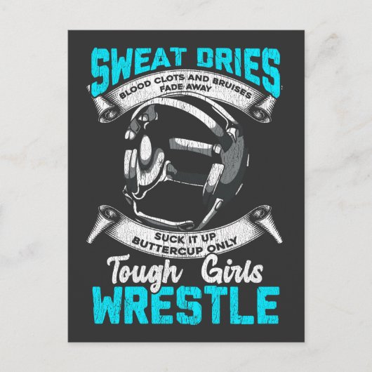 タフレスリングガールギフトアブルズスポーツウーマン ポストカード (正面)