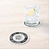 タフ女子運ハリおもしろいガンス消防クール士 ペーパーコースター (インサイチュ)