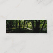 タフ川の近くの木 スキニー名刺 (裏面)