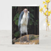 タフ旧鳥誕生日カード カード (黄色い花)