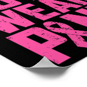 タフ男衣服ピンクブレストガン認識度男性B ポスター (角)