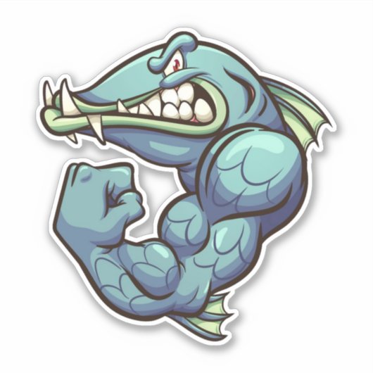 タフ男 – Barracuda シール (正面)