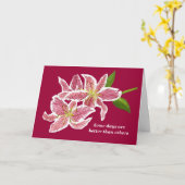 タフ・タイムズ・カード カード (黄色い花)