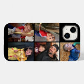 タフiPhoneファミリーの写真コラージュ Case-Mate iPhoneケース (裏面 (横))