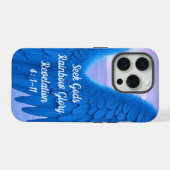 タフiPhone 15 16 Pro最大ケースエンジェルウィング iPhoneケース (裏面横)