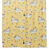 タブおもしろいスのアヒル子供バスルームのシャワーカーテン シャワーカーテン (正面)