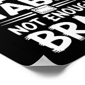 タブが多すぎて脳が足りない ポスター (角)