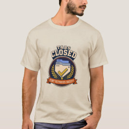 タブを閉じました レトロ ブラウザ ユーモア バッジ Tシャツ