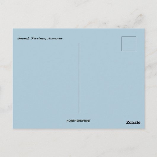 タブシュ州アルメニア ポストカード (裏面)