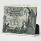 タブナクルの祭りの間のユダヤ人の食事 フォトプラーク (側面)