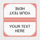 タブパーソナライズされた区切り線オーガナイザーのステッカーラベル ラベル (デザイン1)