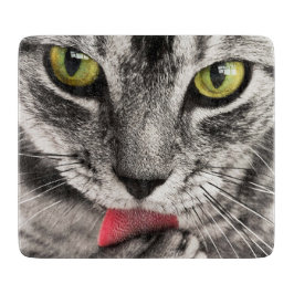 タブビーキャットリキングポーウ カッティングボード