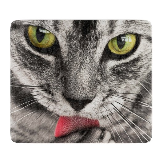 タブビーキャットリキングポーウ カッティングボード (正面)