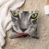 タブビーキャットリキングポーウ クッション (ブランケット)