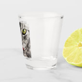 タブビーキャットリキングポーウ ショットグラス (右)