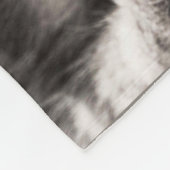 タブビーキャットリキングポーウ フリースブランケット (角)