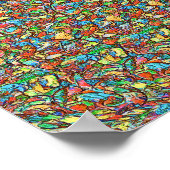 タブヤギ – 隠し3Dプリント ポスター (角)