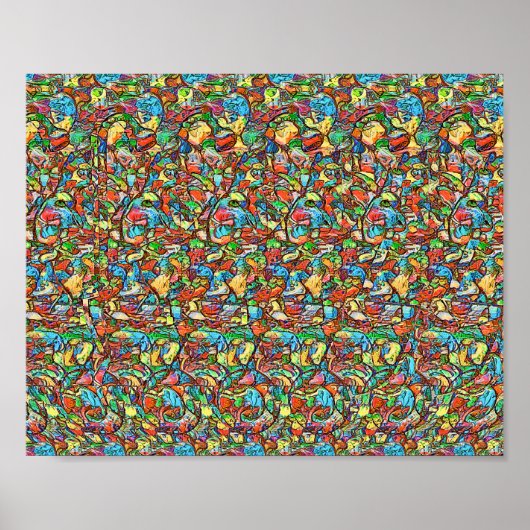 タブヤギ – 隠し3Dプリント ポスター (正面)