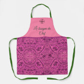 タブリエモチーフ部族 エプロン (正面)