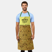 タブリエモチーフ部族 エプロン (着用した状態)